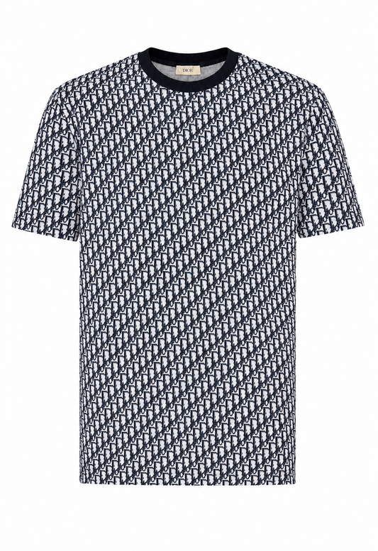 Dior Oblique Herren Kurzer Trainingsanzug Schwarz-Weiß