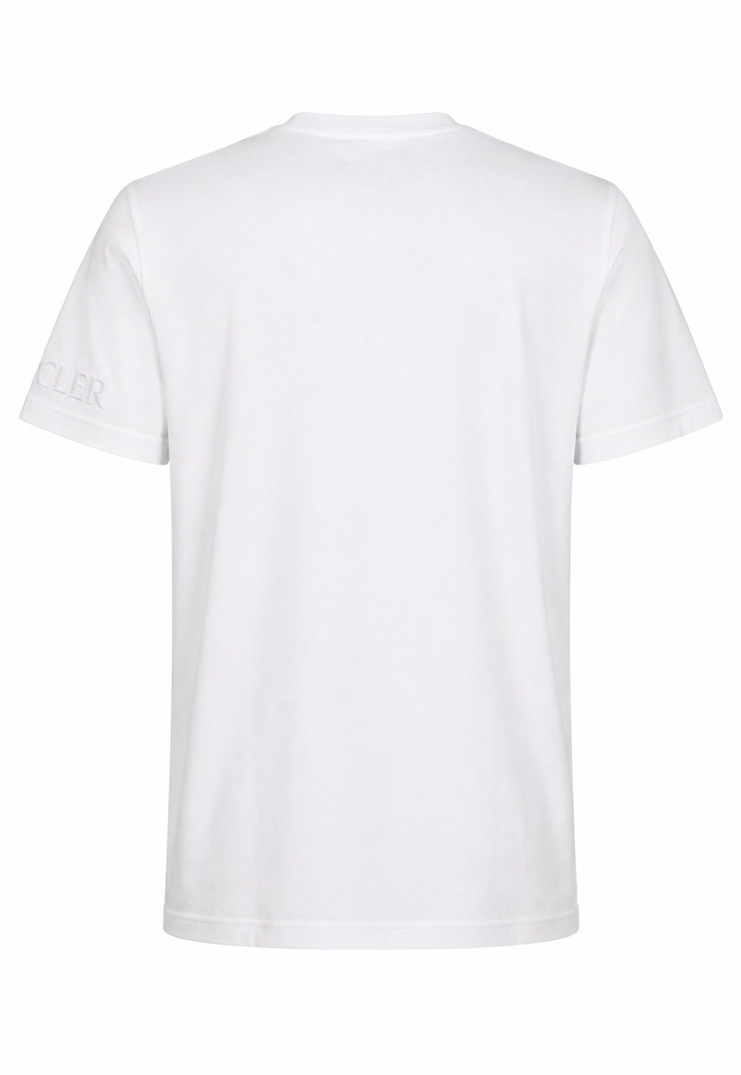 Moncler Herren Logo T-Shirt Weiß