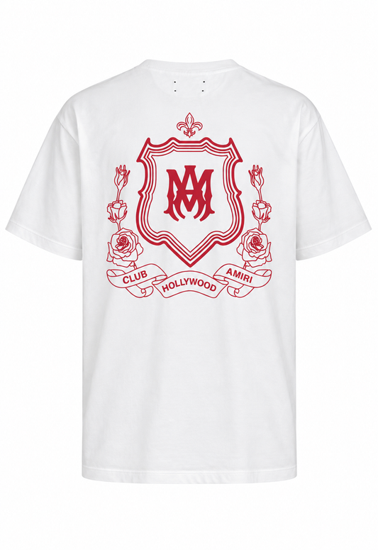 Amiri T-shirt męski biały
