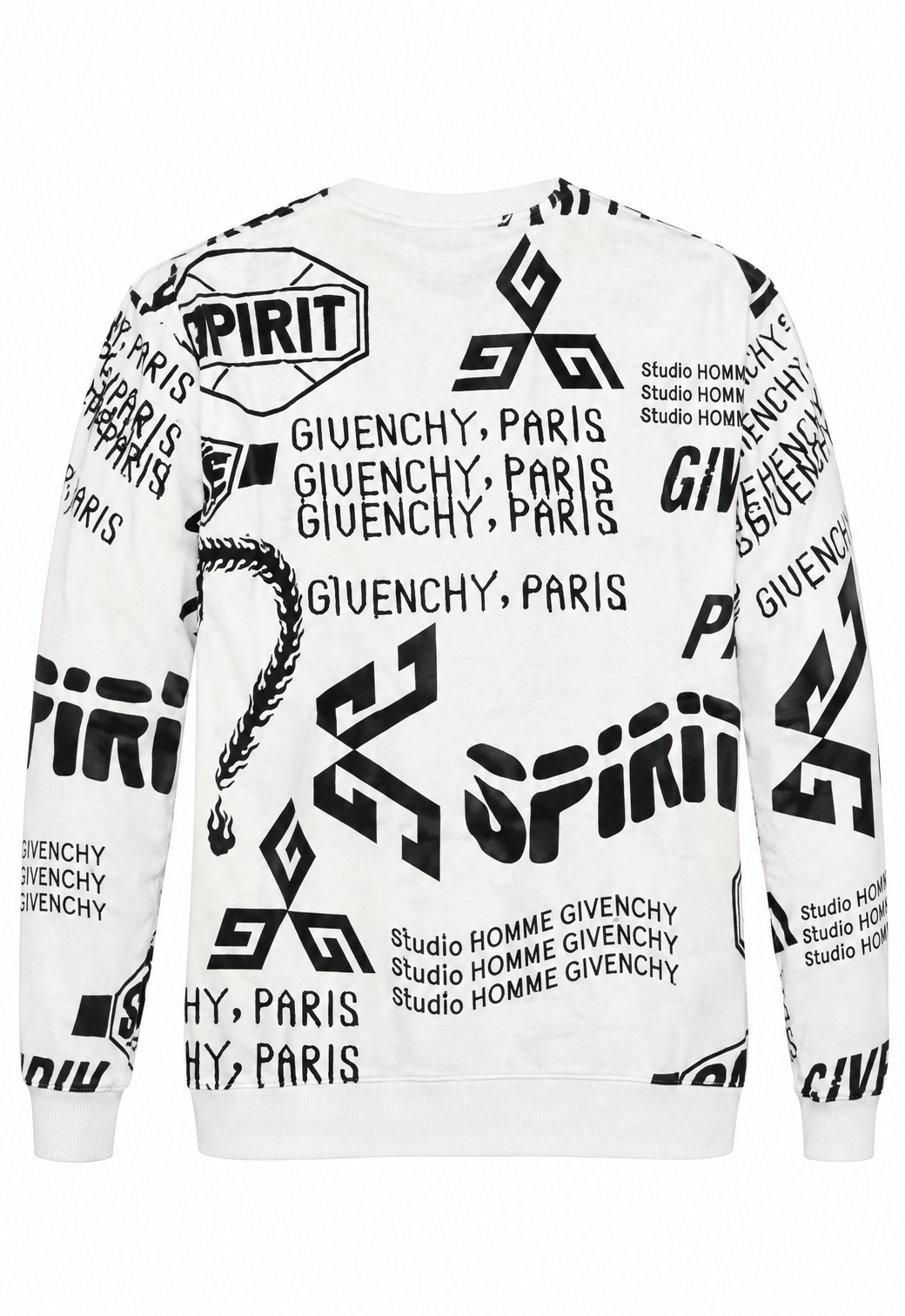 Givenchy Herren Sweatshirt Weiß