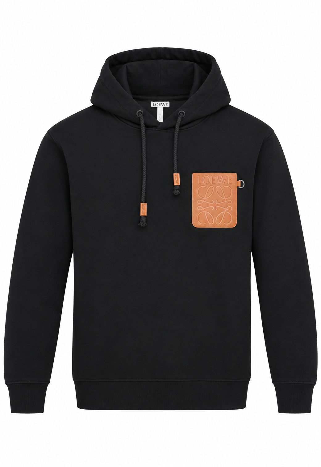 Loewe Herren Hoodie Kapuzenpullover Schwarz