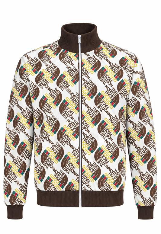 The North Face x Gucci Men's Tracksuit Brown-White