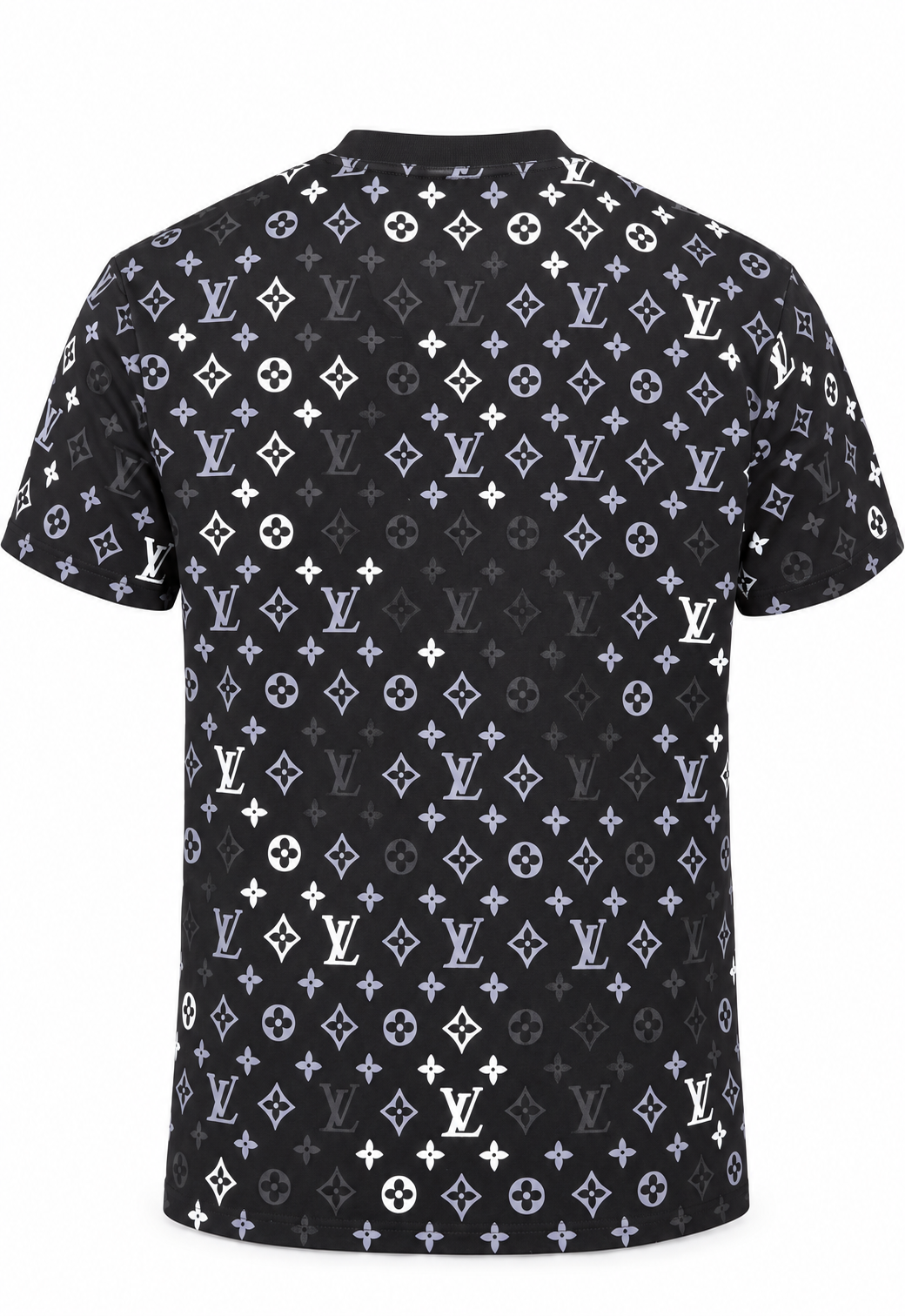 T-shirt da uomo Louis Vuitton Nero "Gradient Signature"