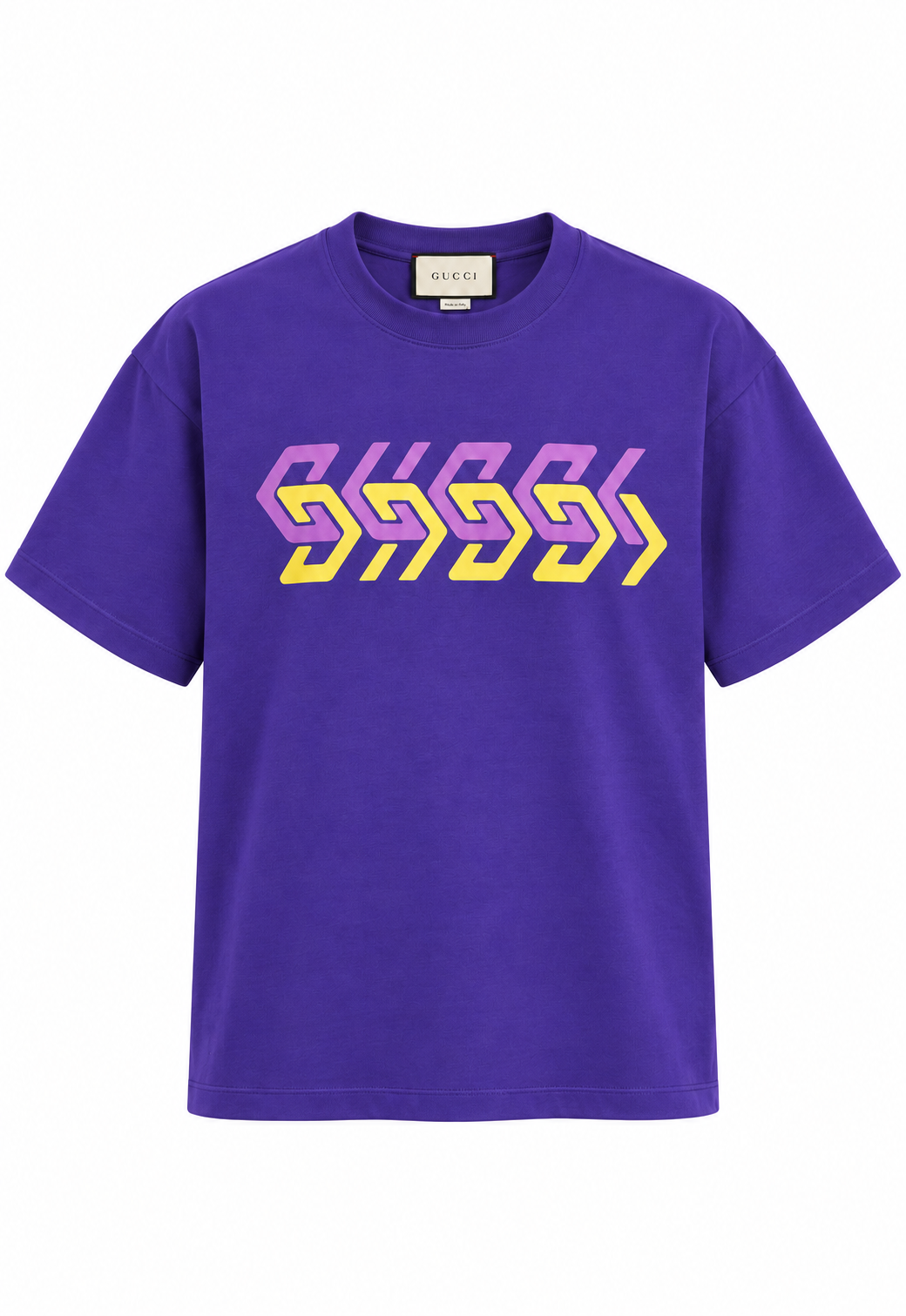 T-shirt Gucci da uomo blu navy