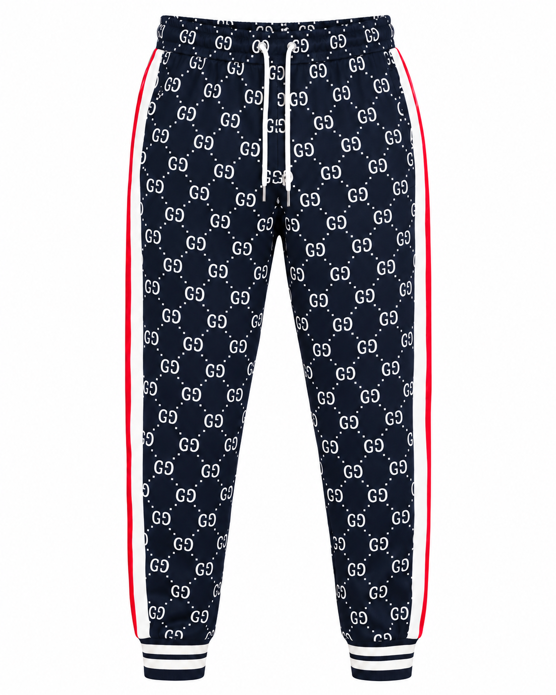 Gucci Trainingspak voor heren, marineblauw, "GG Monogram jacquard trainingsbroek & jack"