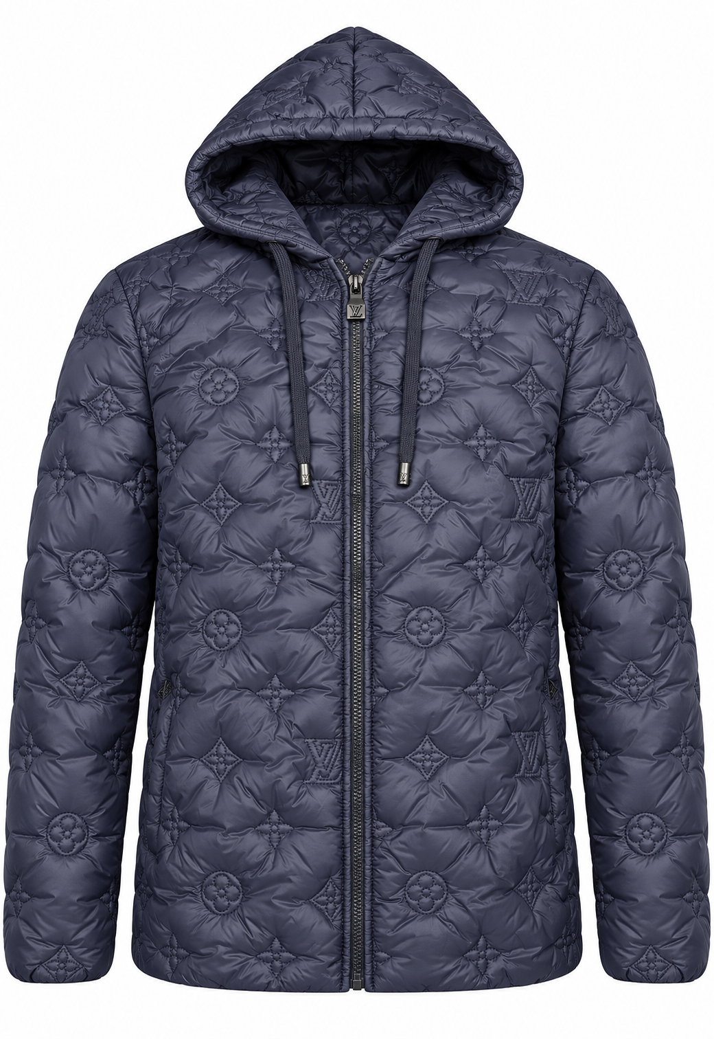 Giacca con cappuccio imbottita da uomo Louis Vuitton "Monogram Padded Hooded Blouson"