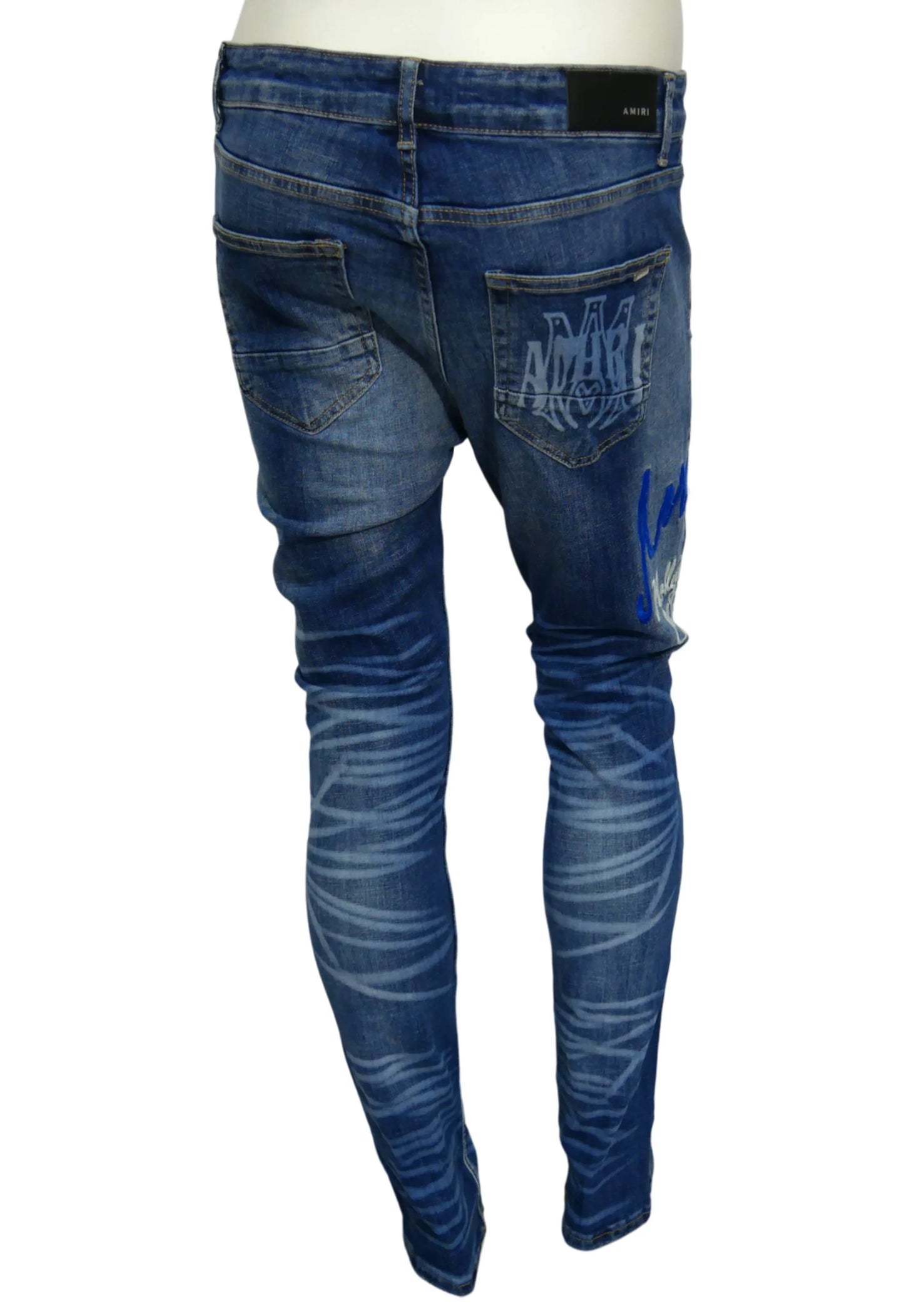 Amiri Herren Jeans Blau - Original Designer Marken Outlet - Salvin Store