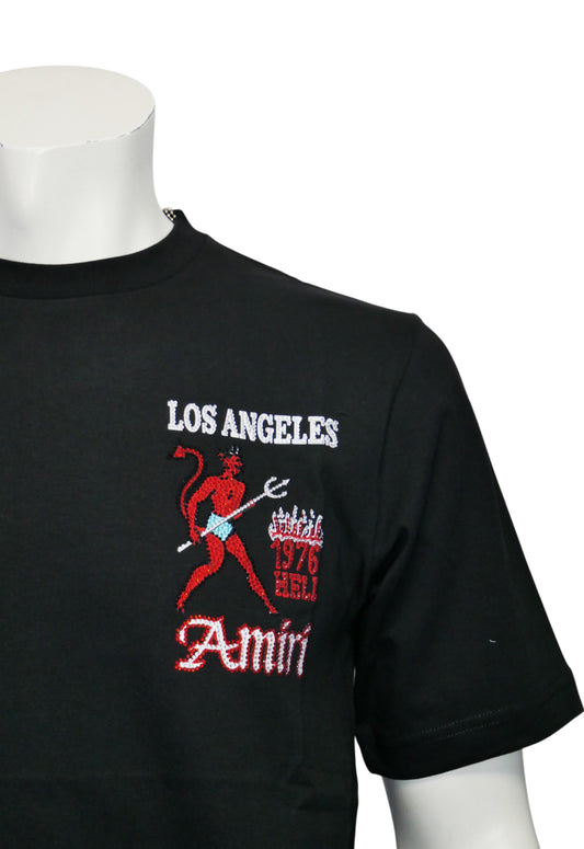 T-shirt uomo Amiri Nero