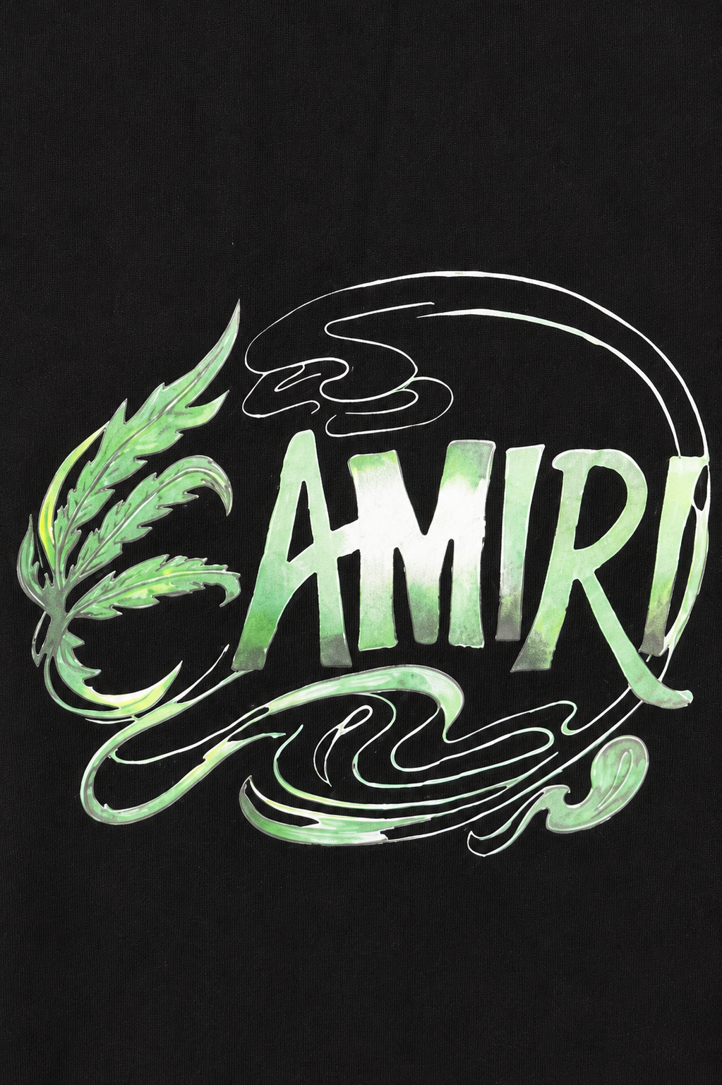 Amiri Herren T-Shirt Schwarz