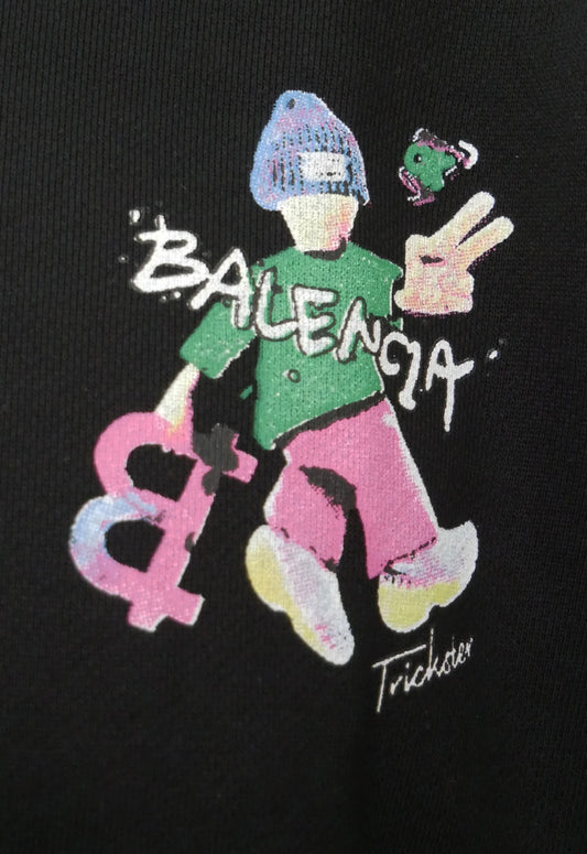 Balenciaga Herren Pullover, Sweatshirt Schwarz - Original Designer Marken Outlet - Salvin Store