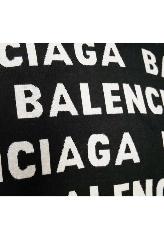 Balenciaga Herren Strickpullover Schwarz - Original Designer Marken Outlet - Salvin Store