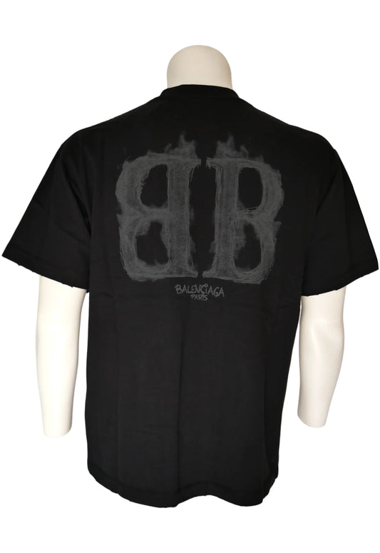 Balenciaga Herren T-Shirt Schwarz - Original Designer Marken Outlet - Salvin Store