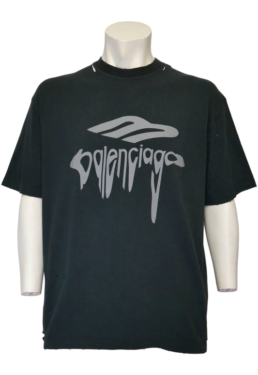 Balenciaga Herren T-Shirt Oversized – Vorderansicht