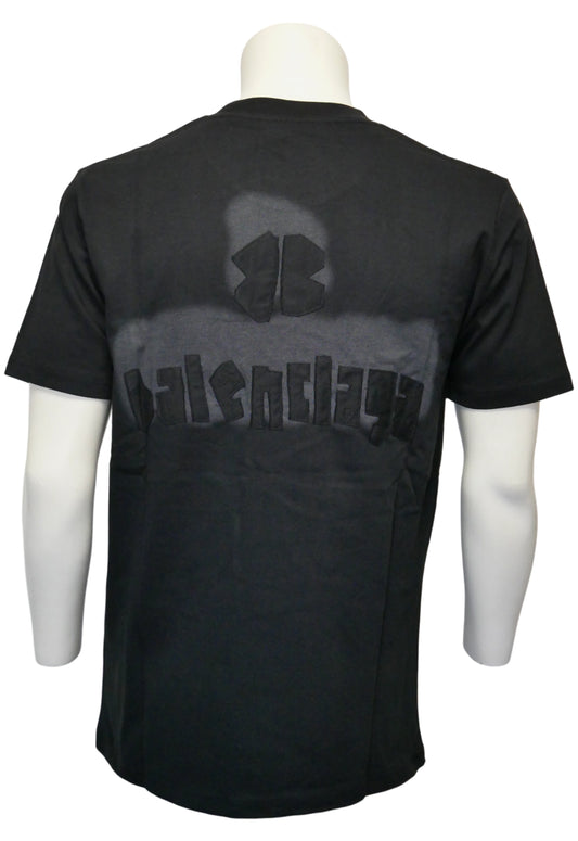 Balenciaga T-Shirt in Dunkelgrau, minimalistische Optik