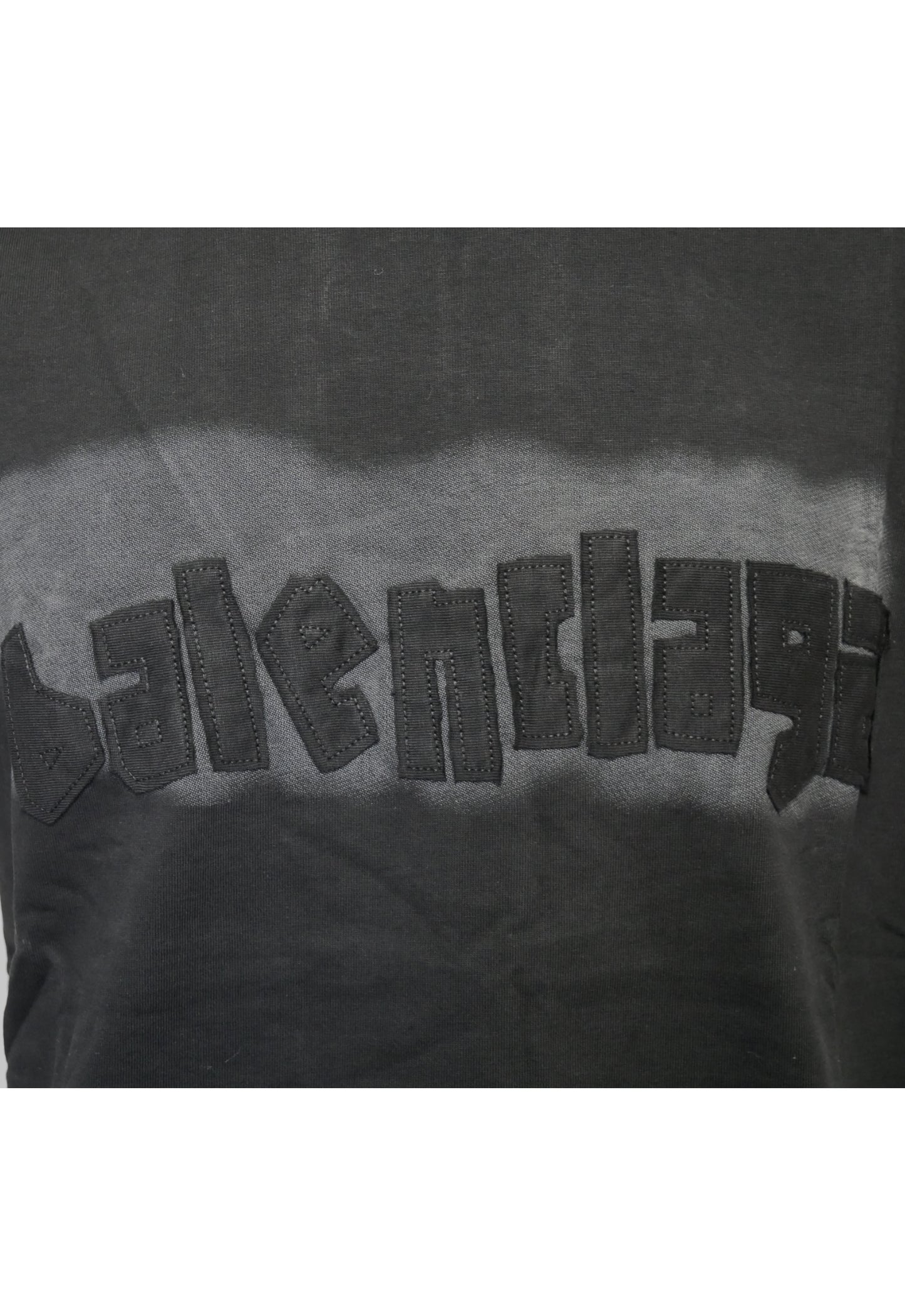 Balenciaga T-Shirt in Dunkelgrau, minimalistische Optik