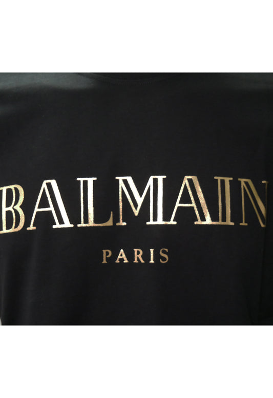 Balmain Herren T-Shirt Schwarz