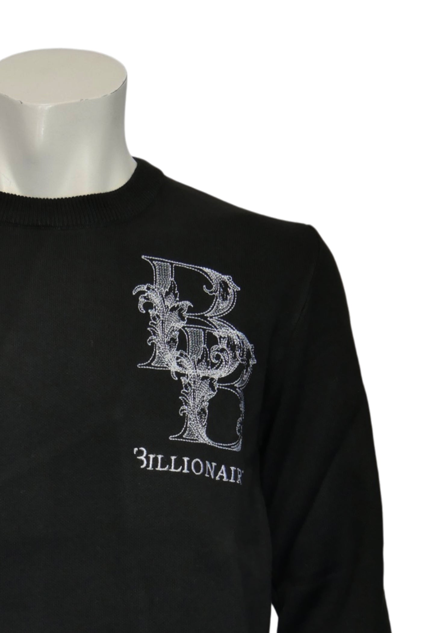 Billionaire Herren Strickpullover Schwarz