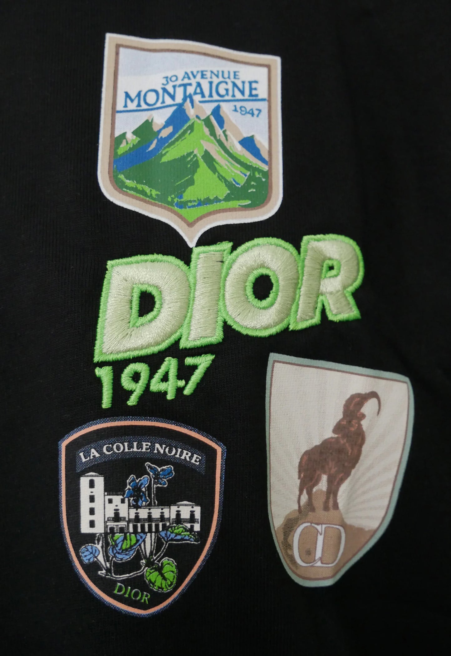 Dior Herren T-Shirt Schwarz - Original Designer Marken Outlet - Salvin Store