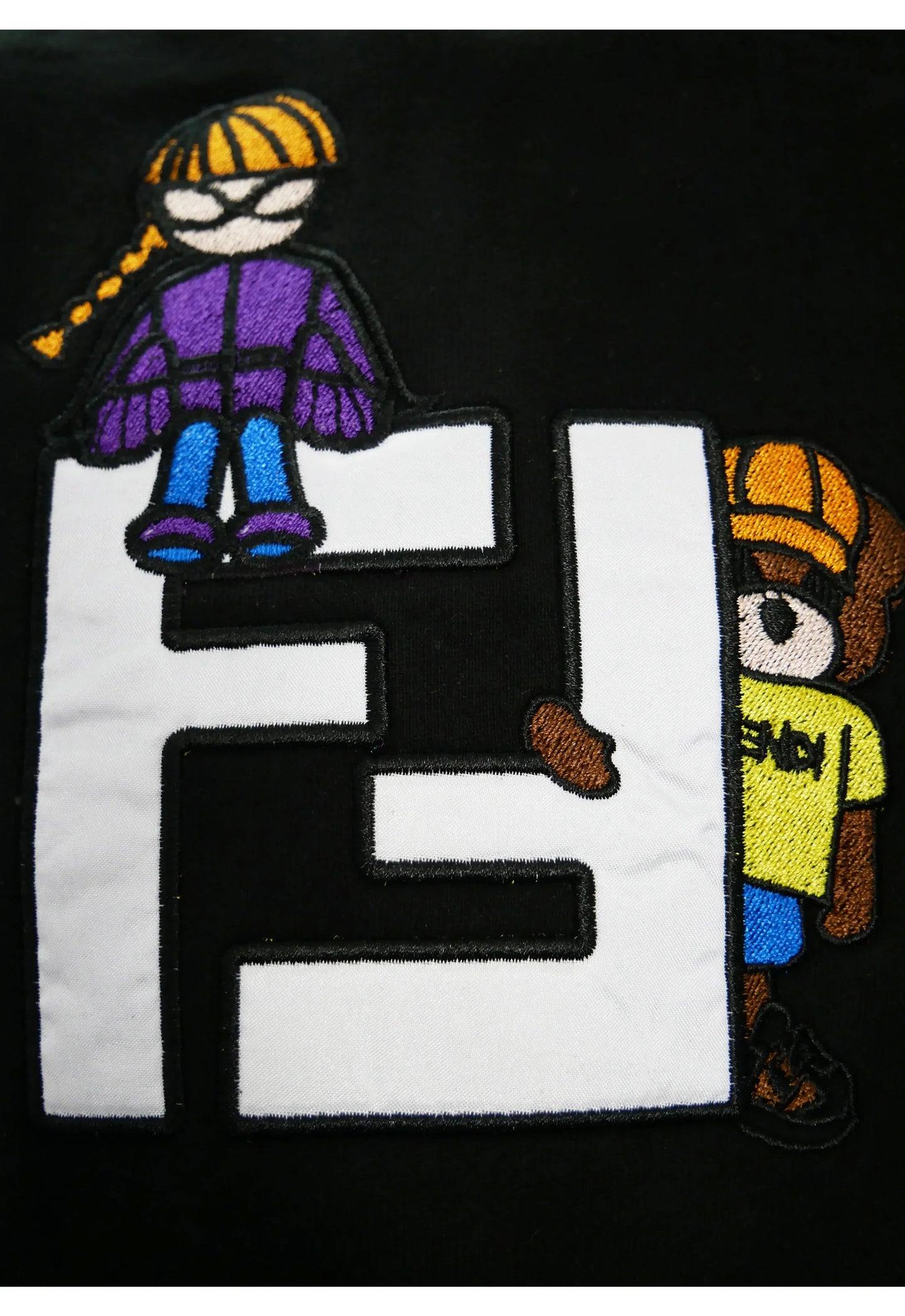 Fendi Herren Pullover, Sweatshirt Schwarz - Original Designer Marken Outlet - Salvin Store