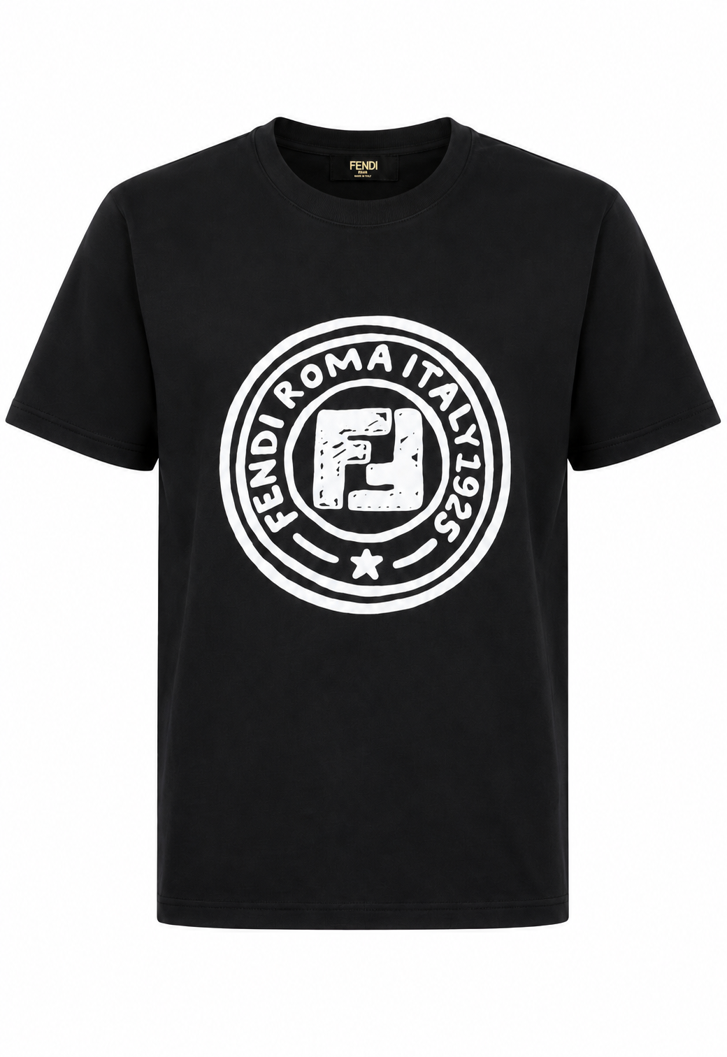 T-shirt Fendi da uomo Nero