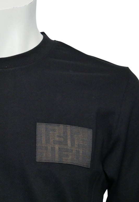 Fendi Heren T-shirt Zwart