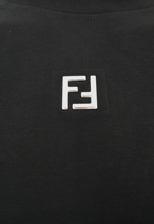 Fendi T-Shirt in Schwarz, Statement‑Print