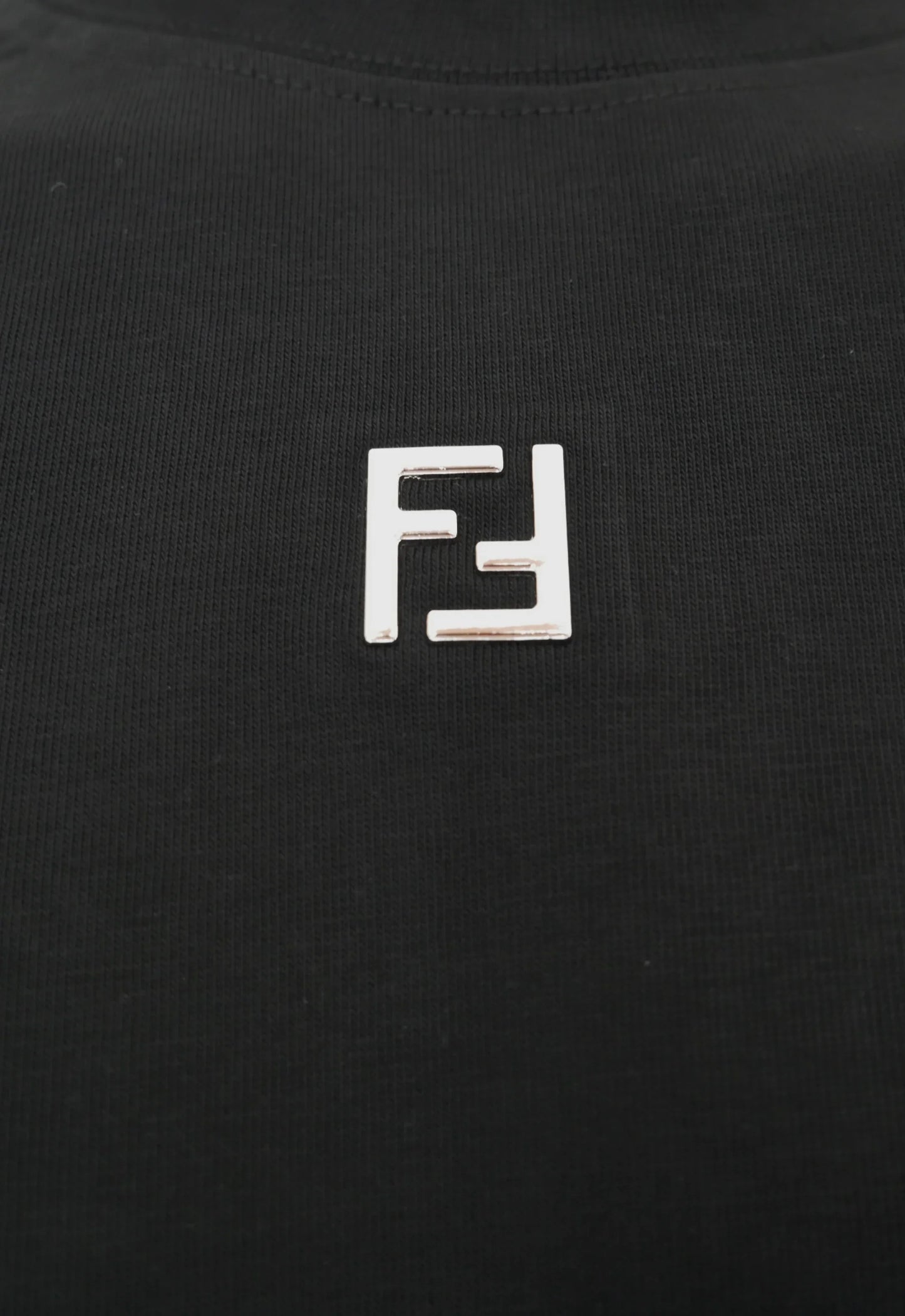 Fendi Herren T-Shirt Schwarz - Original Designer Marken Outlet - Salvin Store