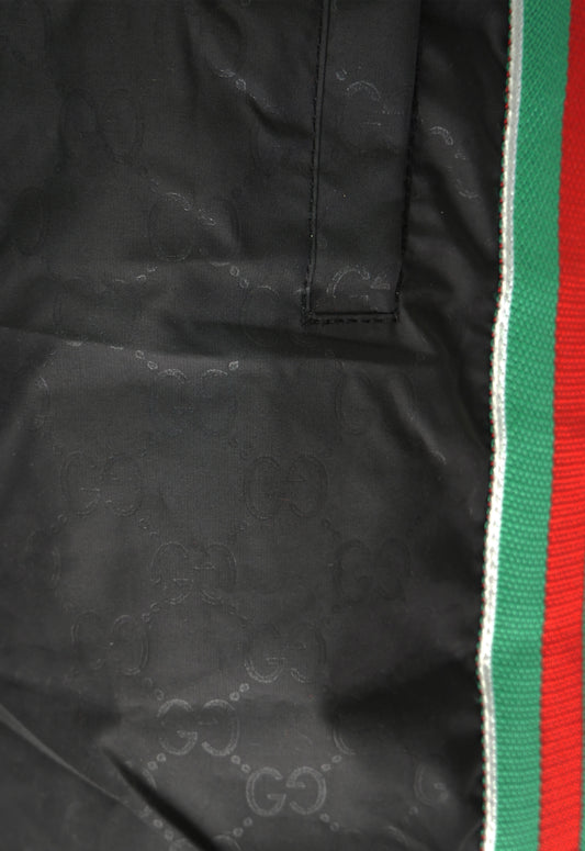 Gucci Badehose in Navy, Logo‑Muster