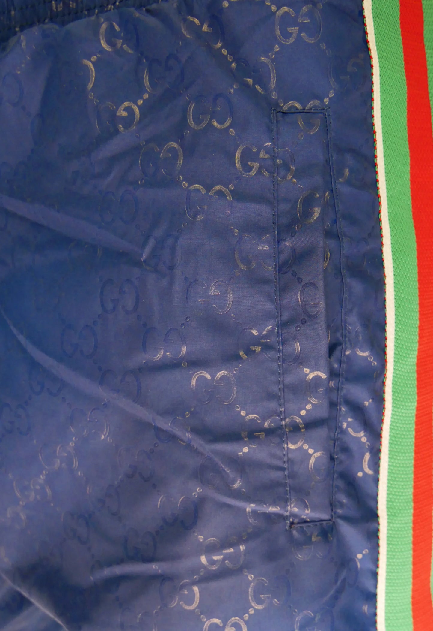 Gucci Herren Badehose Blau - Original Designer Marken Outlet - Salvin Store