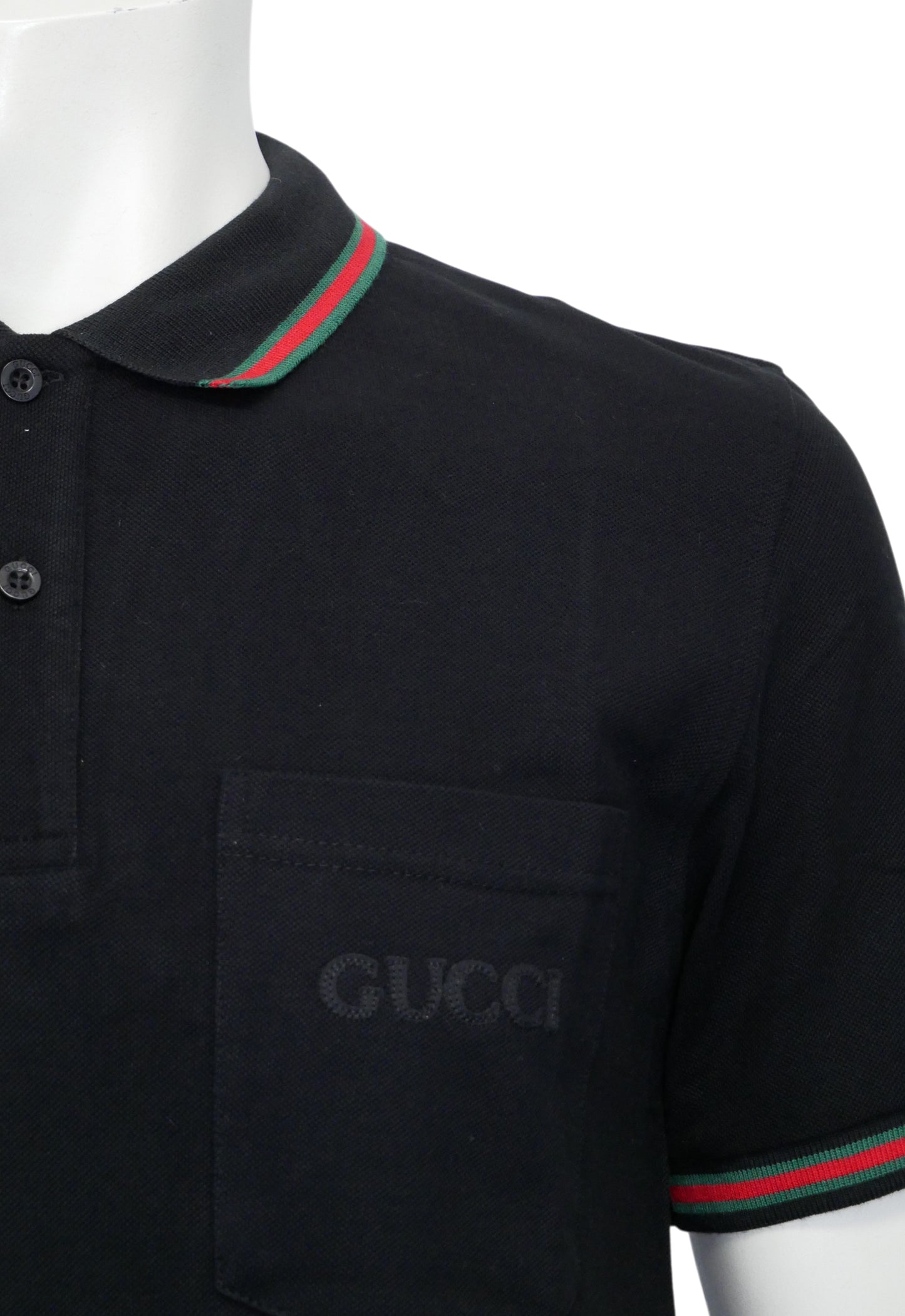 Gucci Men's Black Polo Shirt