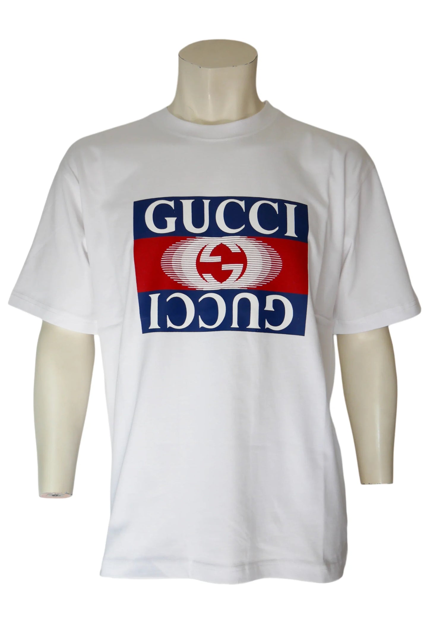 Gucci Herren T-Shirt Weiß - Original Designer Marken Outlet - Salvin Store