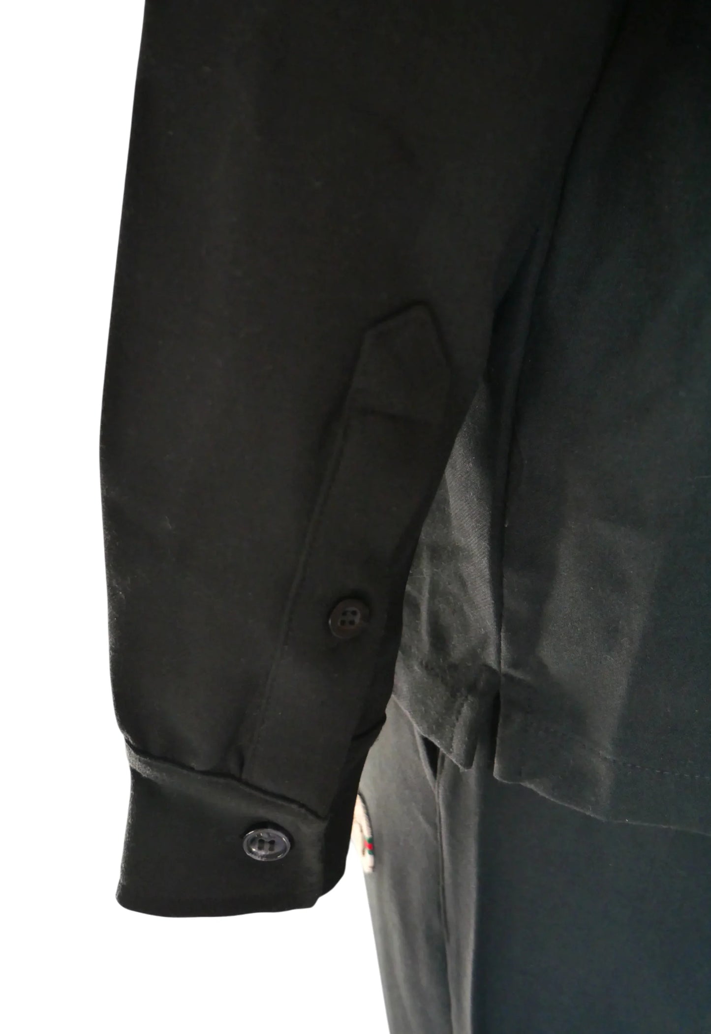 Gucci Herren Trainingsanzug Schwarz mit GG-Logo Stickerei - Original Designer Marken Outlet - Salvin Store