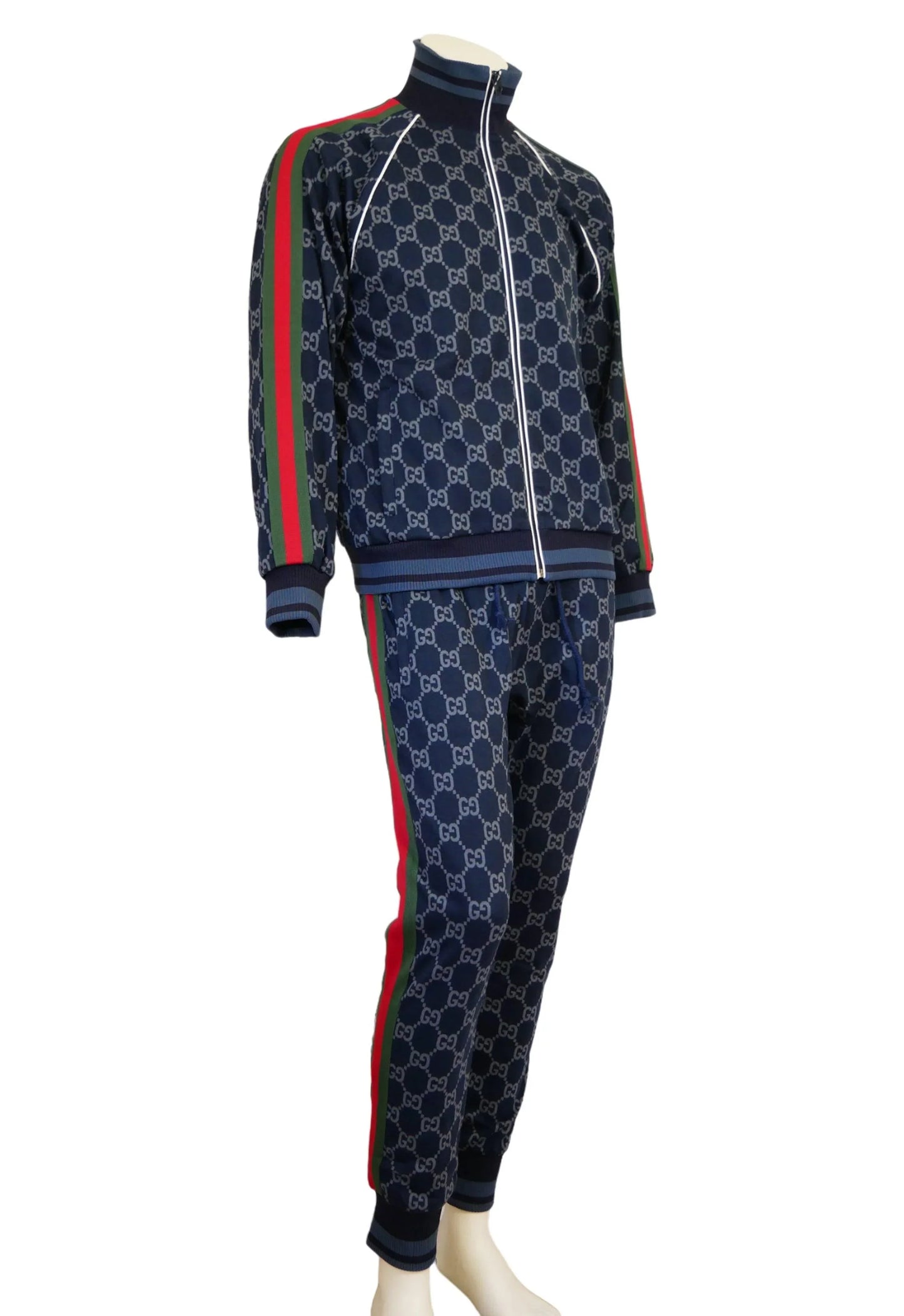 Gucci Herren Trainingsanzug Blau - Original Designer Marken Outlet - Salvin Store