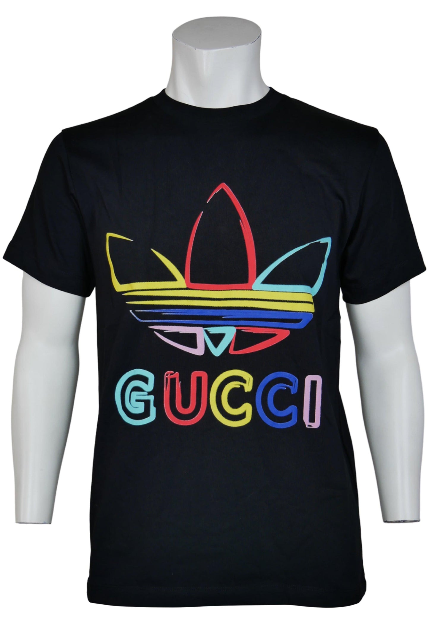 Gucci Herren T-Shirt X Adidas – Vorderansicht