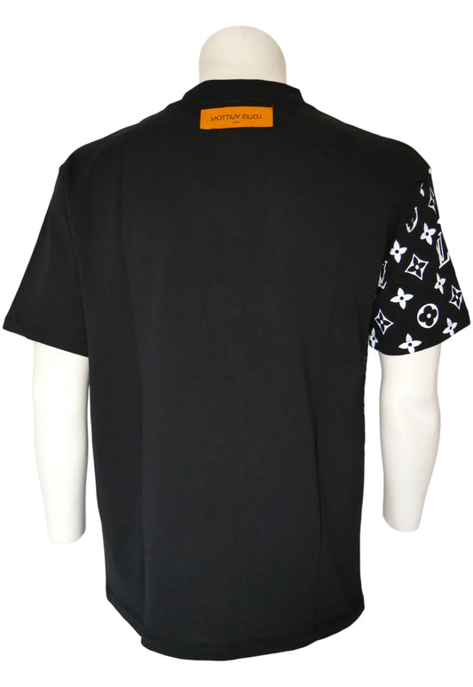 Louis Vuitton Herren T-Shirt Schwarz - Original Designer Marken Outlet - Salvin Store