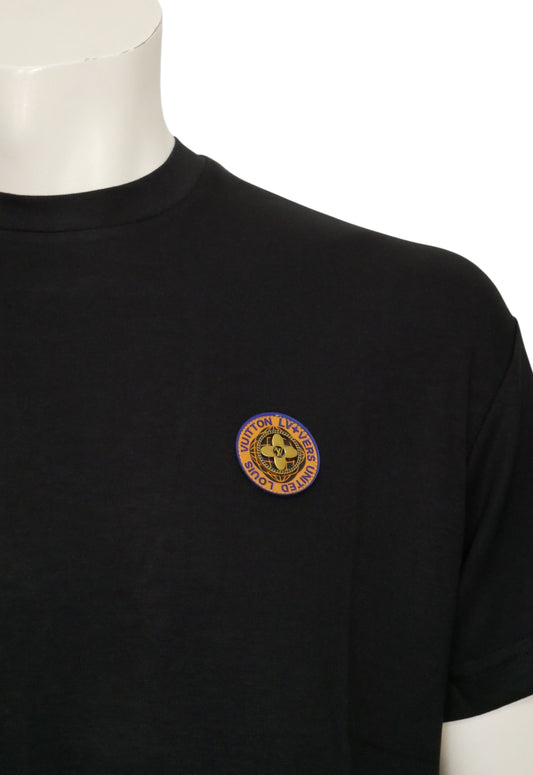 Louis Vuitton T-shirt da uomo Nero in cotone elasticizzato