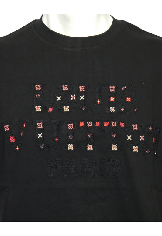T-shirt da uomo Louis Vuitton Nero