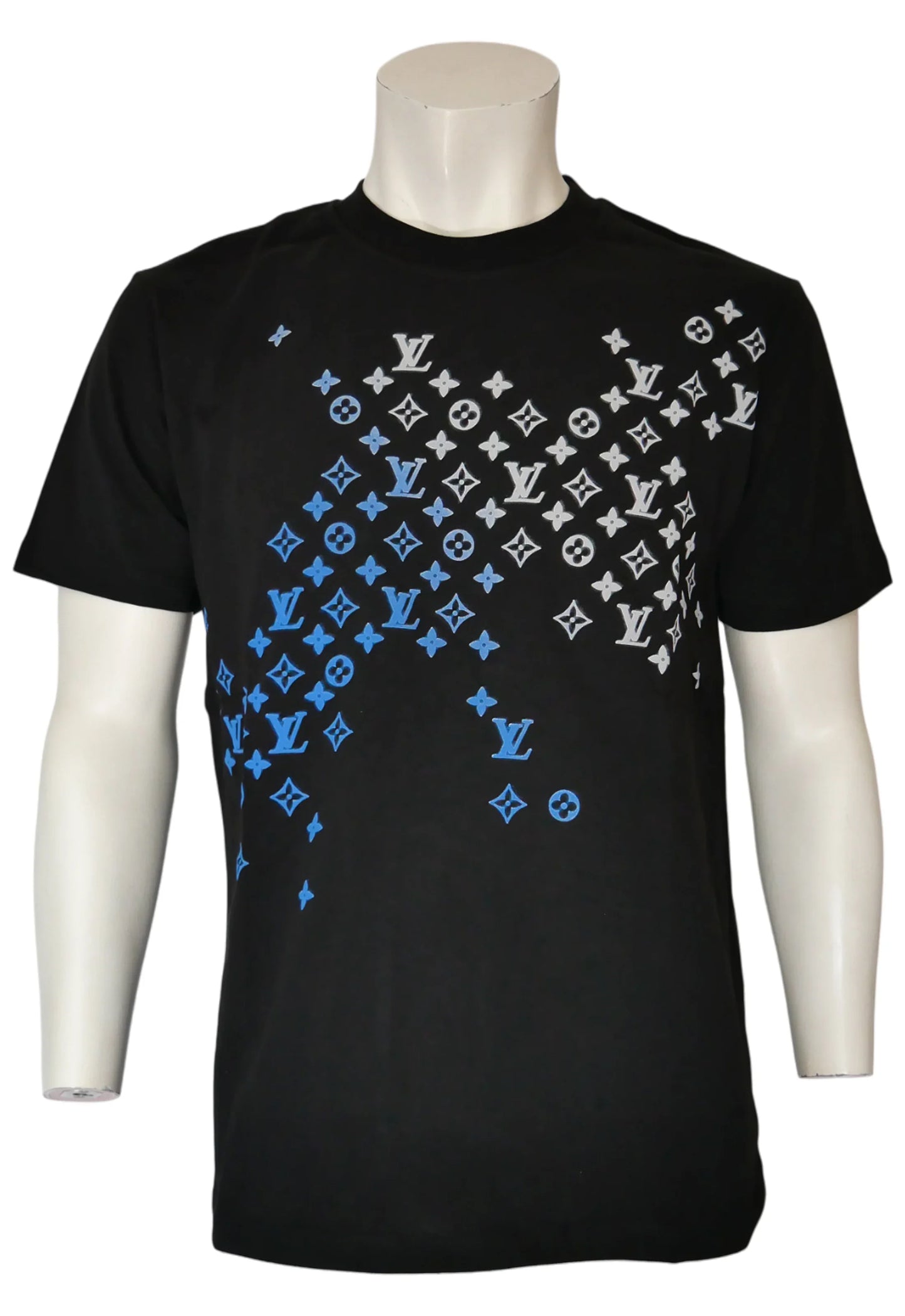 Louis Vuitton Herren T-Shirt Schwarz - Original Designer Marken Outlet - Salvin Store