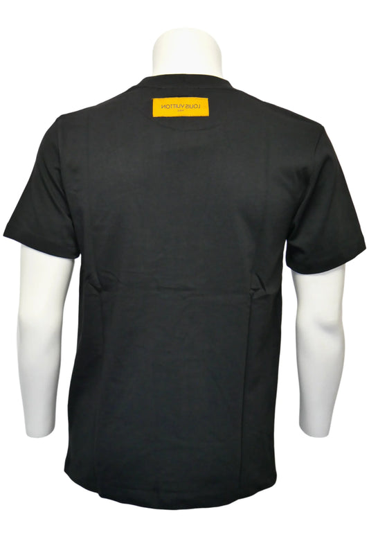 Louis Vuitton Herren T-Shirt Schwarz - Original Designer Marken Outlet - Salvin Store