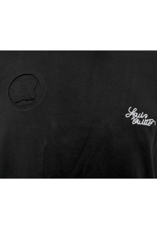 Louis Vuitton T-Shirt in Schwarz, Logo Frontprint