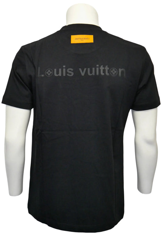 Louis Vuitton Herren T-Shirt Schwarz - Original Designer Marken Outlet - Salvin Store