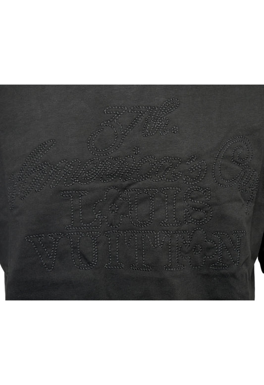 Louis Vuitton Herren T-Shirt Schwarz - Original Designer Marken Outlet - Salvin Store