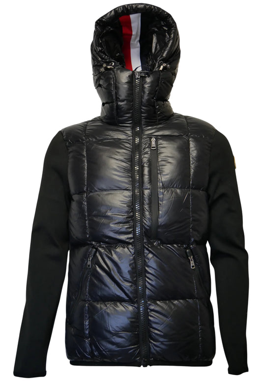 Moncler Herren Hybridjacke Schwarz - Original Designer Marken Outlet - Salvin Store