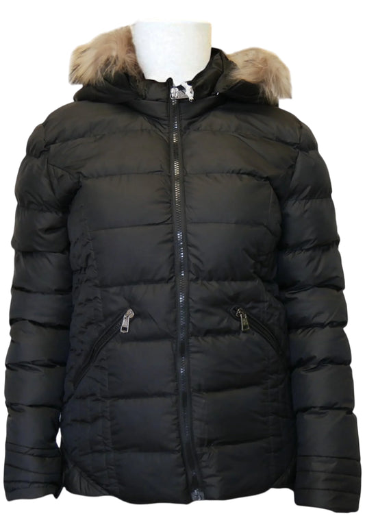 Moncler Damen Leichte Steppjacke Schwarz - Original Designer Marken Outlet - Salvin Store