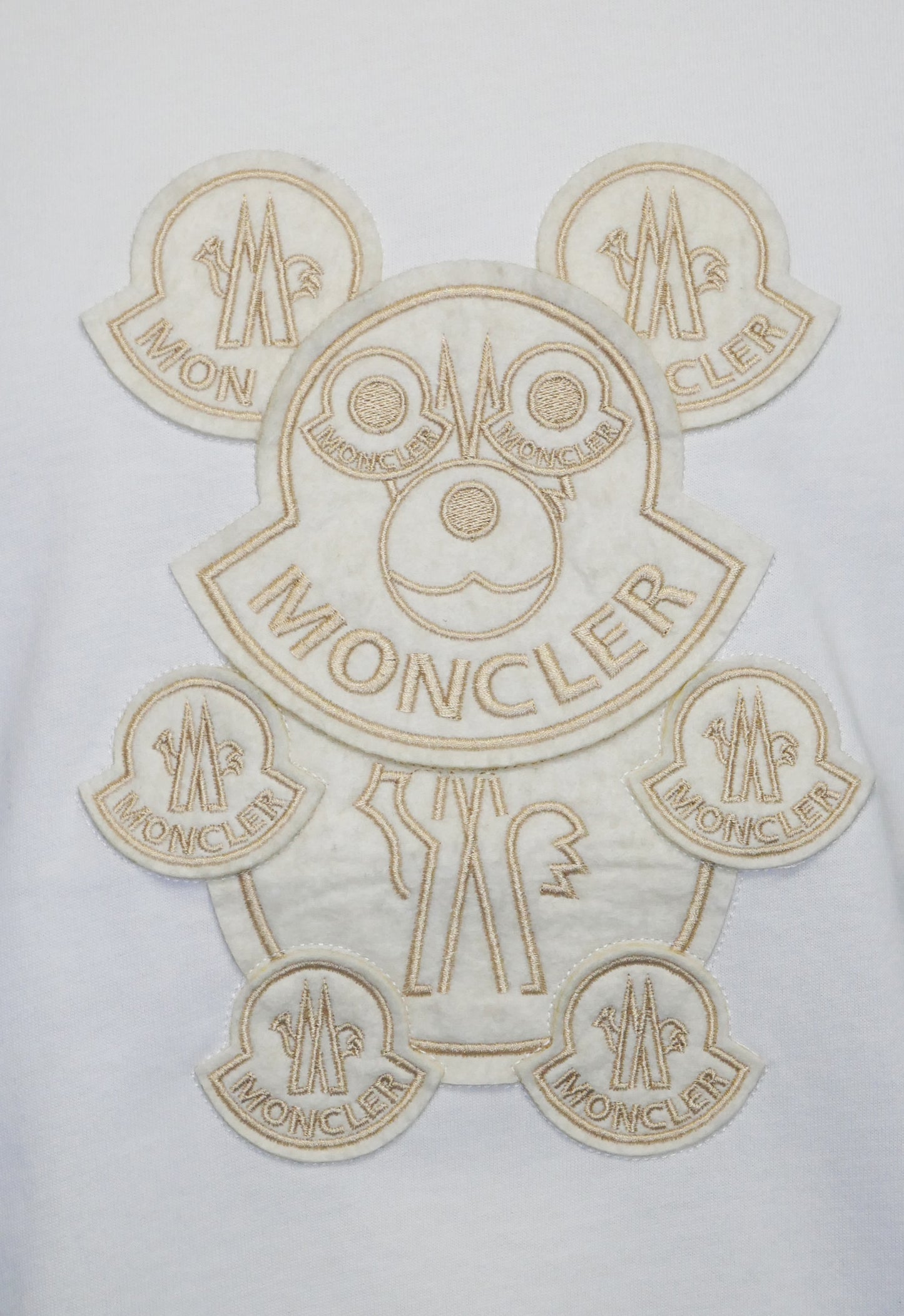 Moncler Heren T-shirt Wit