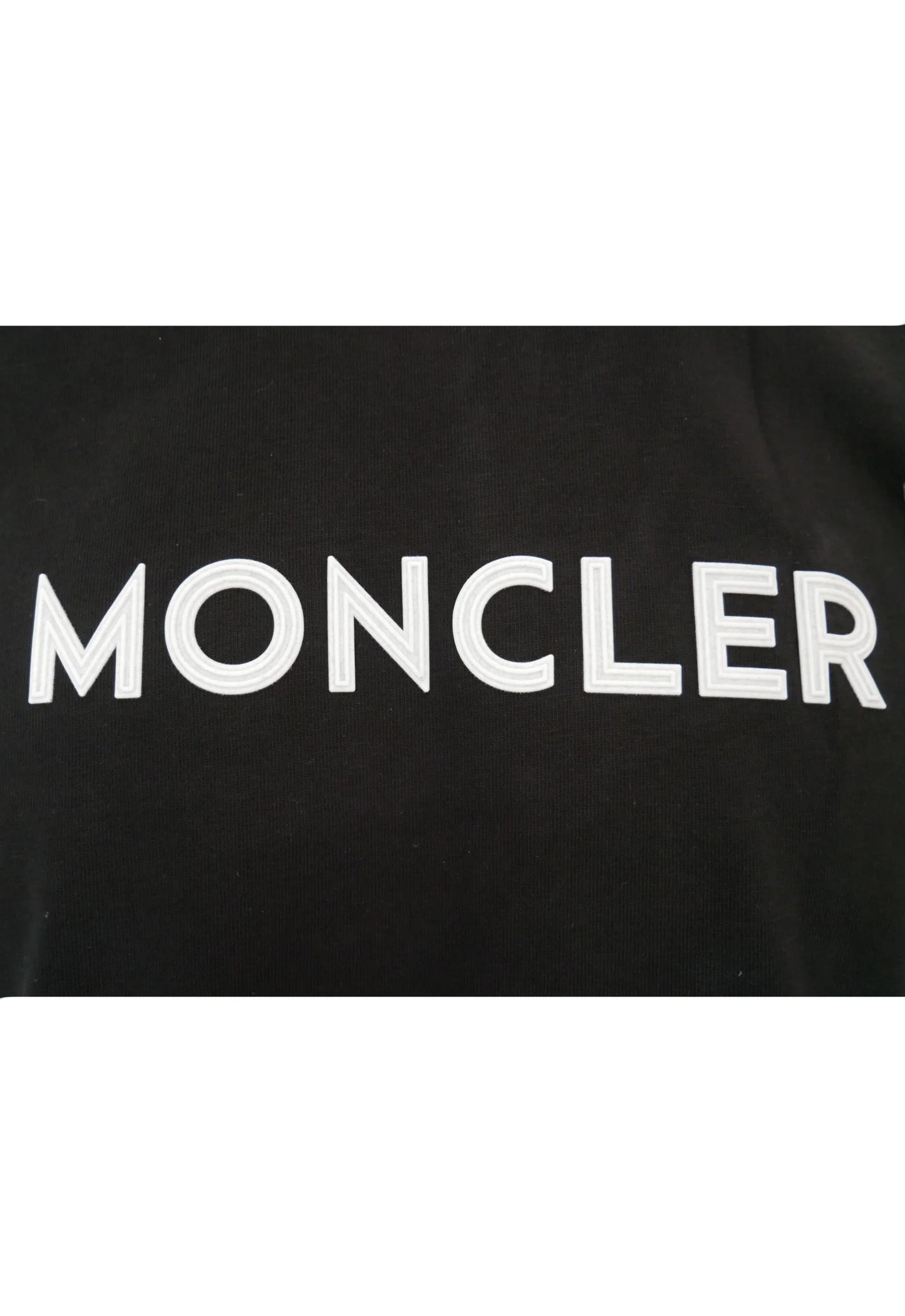 Moncler Herren T-Shirt Schwarz - Original Designer Marken Outlet - Salvin Store