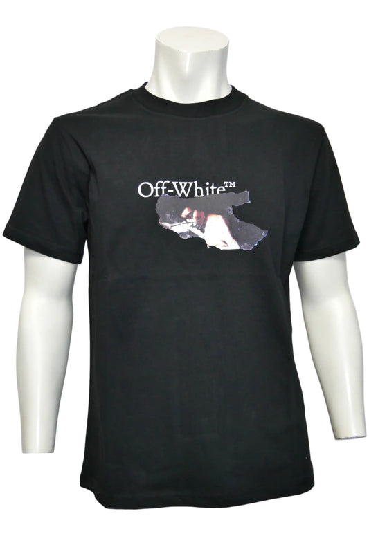 Off-White Herren T-Shirt Schwarz - Original Designer Marken Outlet - Salvin Store