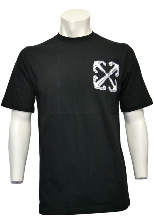 Off-White Herren T-Shirt Schwarz - Original Designer Marken Outlet - Salvin Store