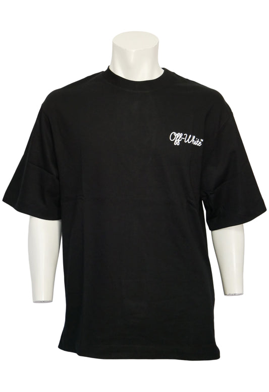 Off-White T-shirt oversize da uomo Nero