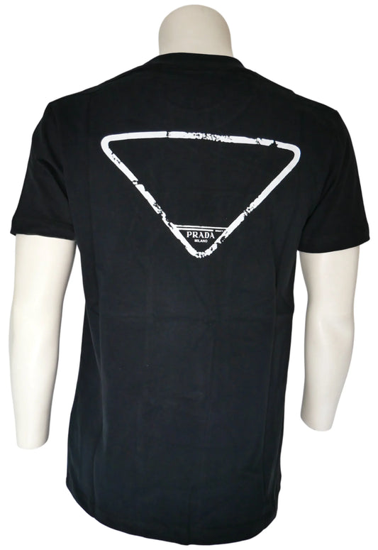 Prada Herren T-Shirt Schwarz - Original Designer Marken Outlet - Salvin Store